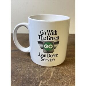 Vintage John Deere Service Coffee Mug Model D Tractor 1924-1953 Go With Green